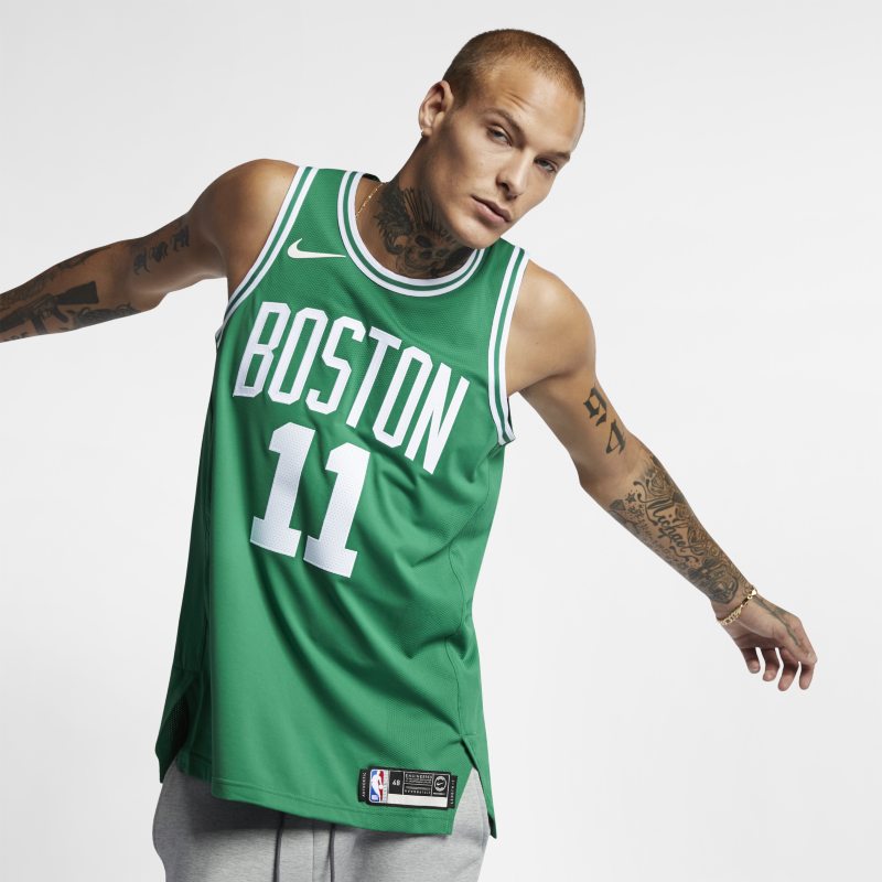 Maillot connecte Nike NBA Kyrie Irving Icon Edition Authentic Boston Celtics pour Homme Vert