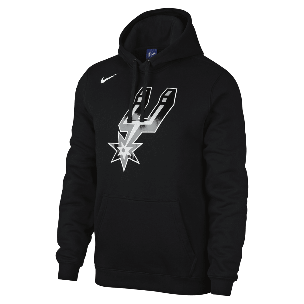 San Antonio Spurs Nike Men's Fleece NBA Hoodie Size Medium (Black ...