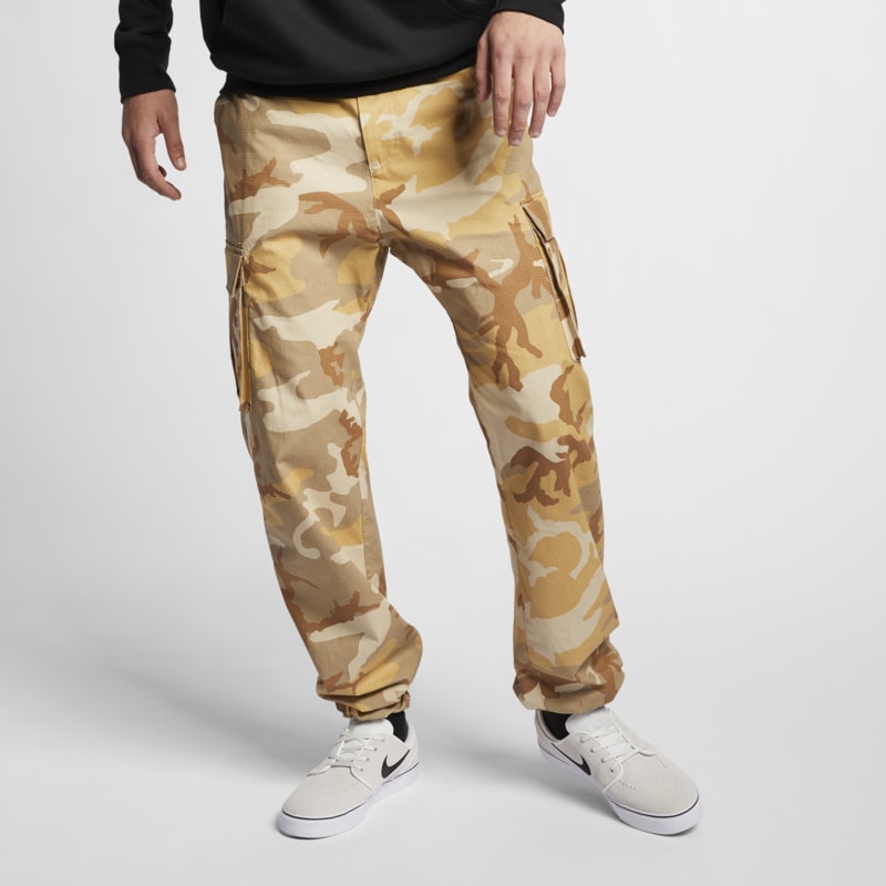 Pantalon de skateboard camouflage Nike SB Flex FTM - Marron