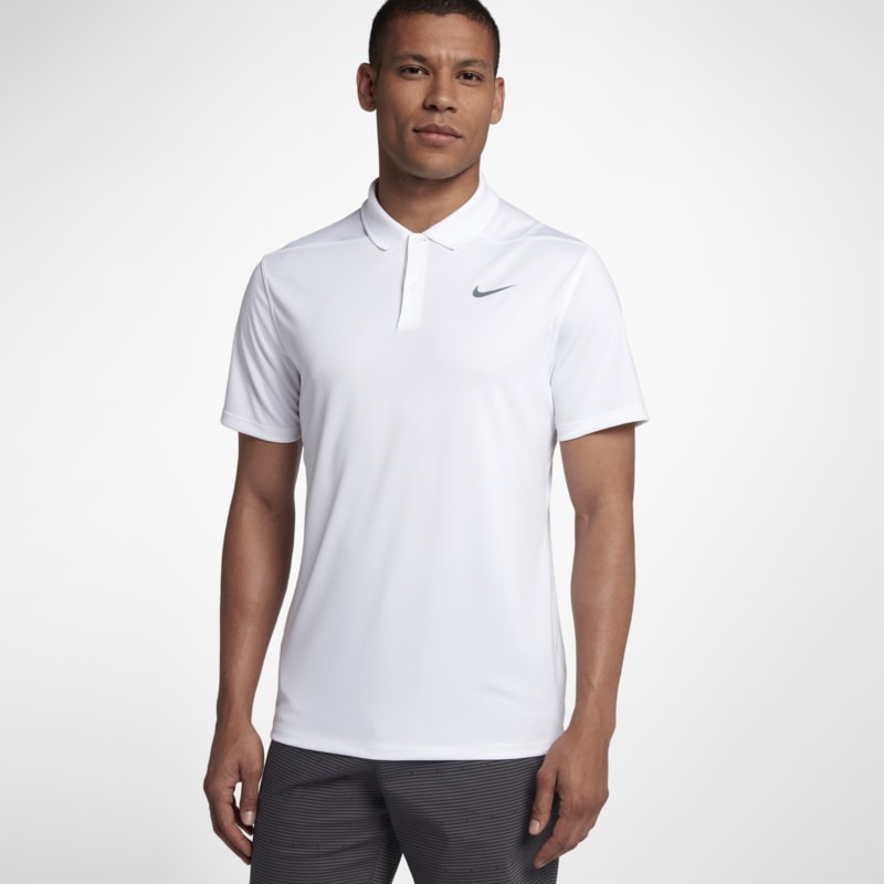 Polo de golf coupe pres du corps Nike Dri-FIT Victory pour Homme - Blanc