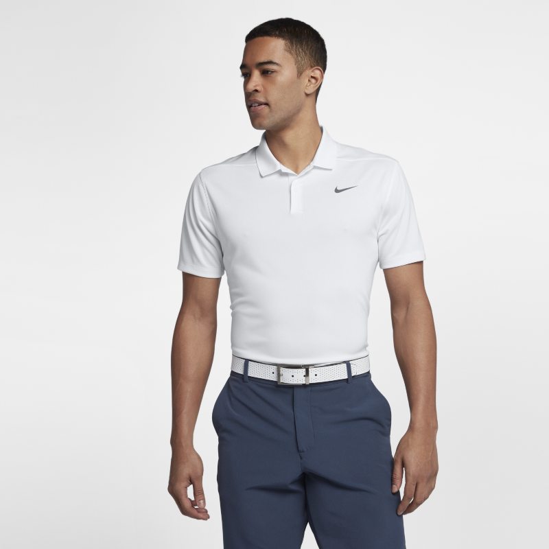 Polo de golf Nike Dri-FIT Victory pour Homme - Blanc