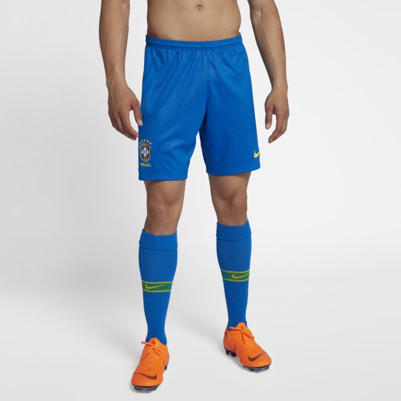 2018 Brasil CBF Stadium Home Pantalón corto de fútbol - Hombre - Azul