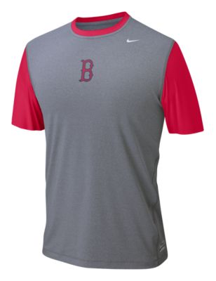 Nike Nike Pro   Core Loose Short Sleeve (MLB Red Sox) Mens Baseball 