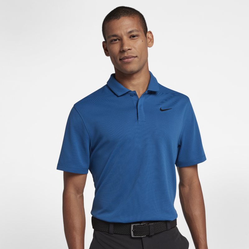 Polo de golf Nike AeroReact Victory pour Homme - Bleu