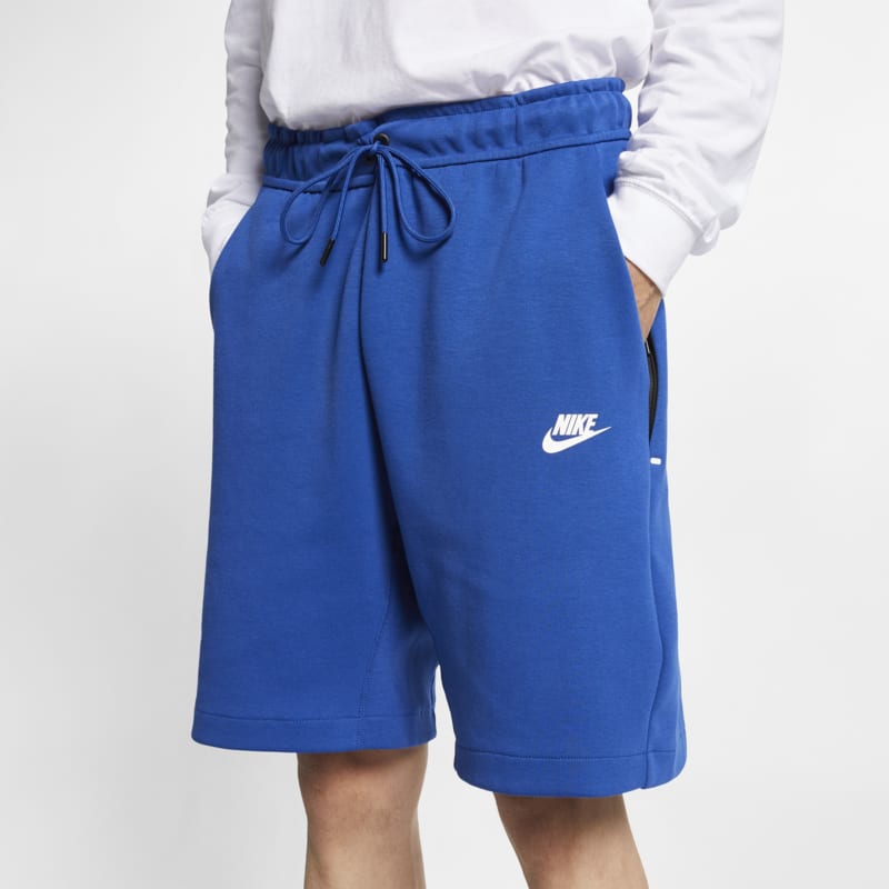 Short en tissu Fleece Nike Sportswear Tech Fleece pour Homme - Bleu