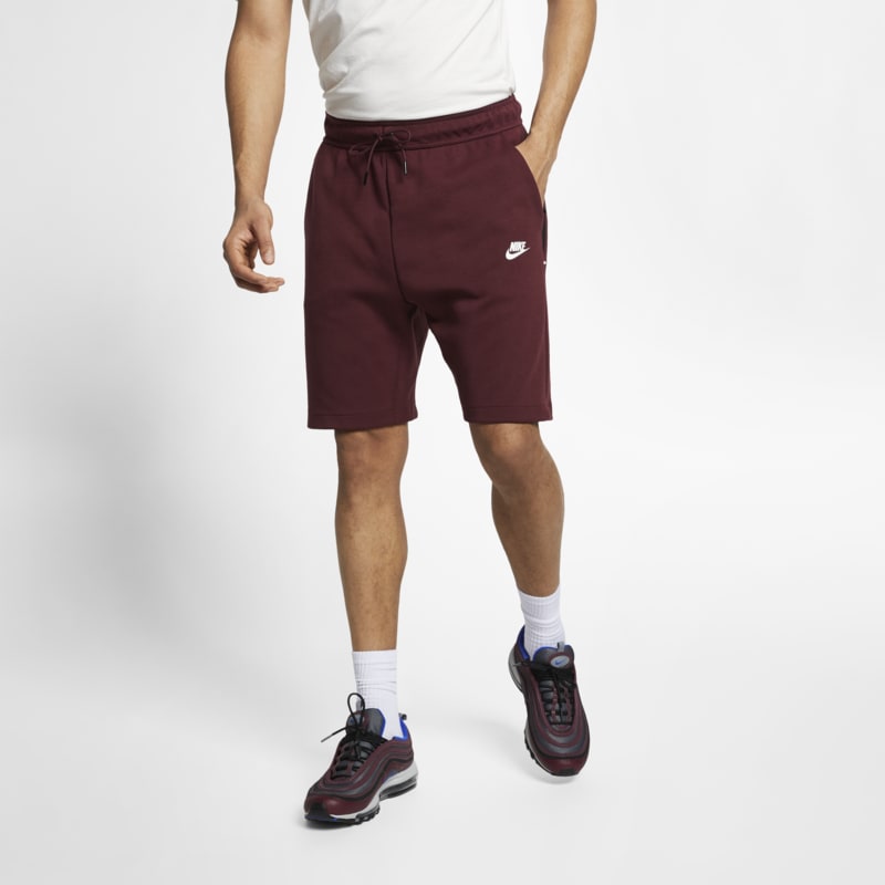 Short en tissu Fleece Nike Sportswear Tech Fleece pour Homme - Pourpre