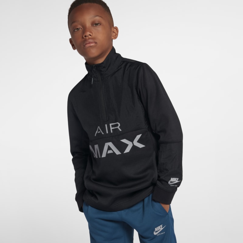 Veste de survetement Nike Air Max pour Garcon plus age - Noir
