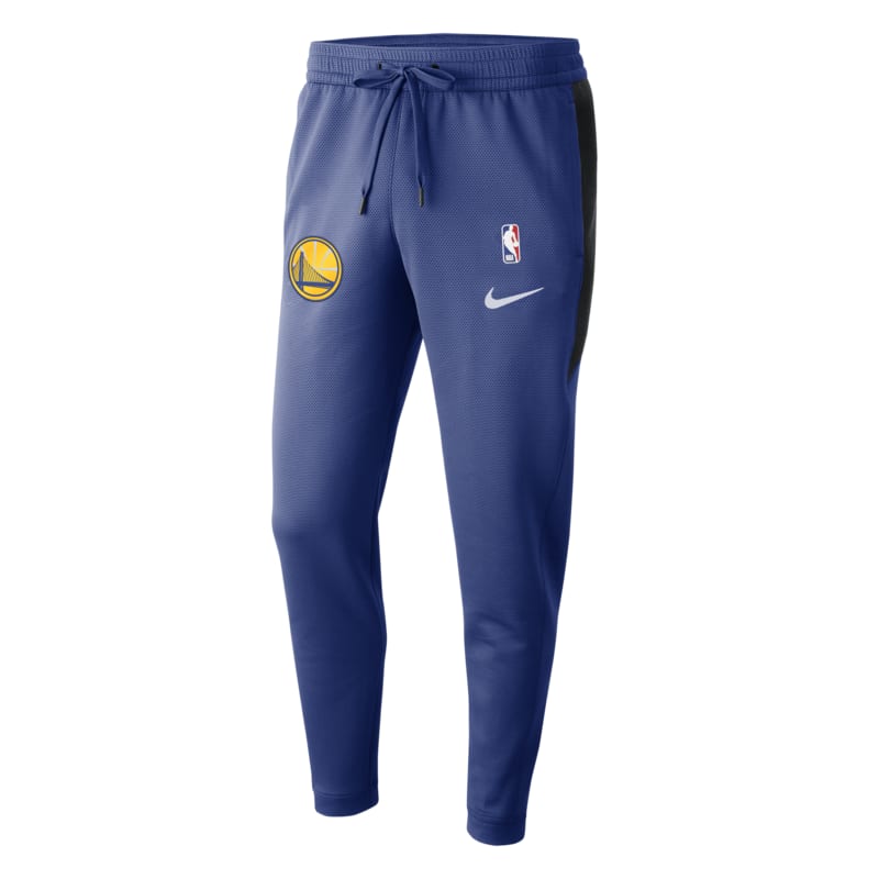 Pantalon NBA Golden State Warriors Nike Therma Flex Showtime pour Homme - Bleu