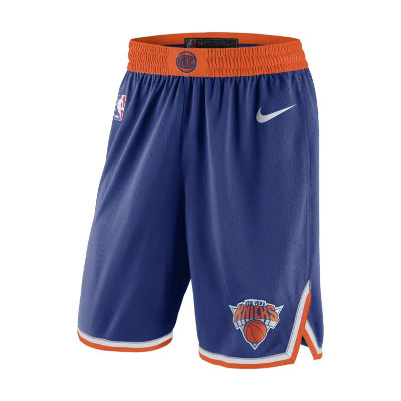 Spodenki męskie Nike NBA Swingman New York Knicks Icon Edition - Niebieski
