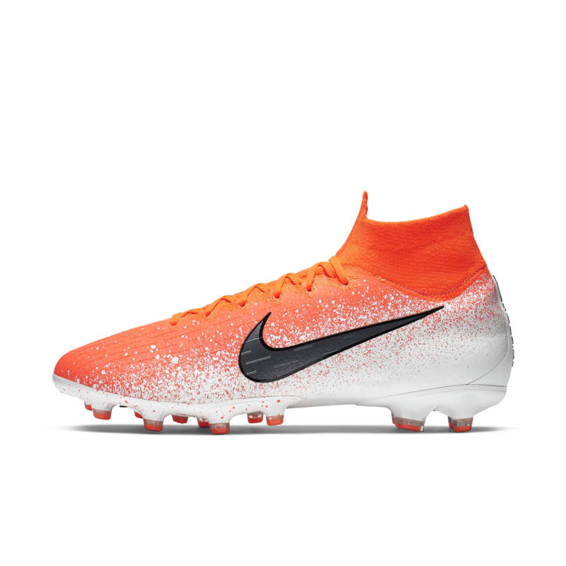 Chaussure de footballa crampons pour terrain synthetique Nike Mercurial Superfly 360 Elite AG-PRO - Orange