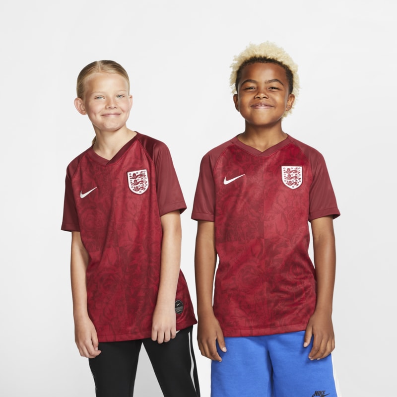 Maillot de football England 2019 Stadium Away pour Enfant plus age - Rouge