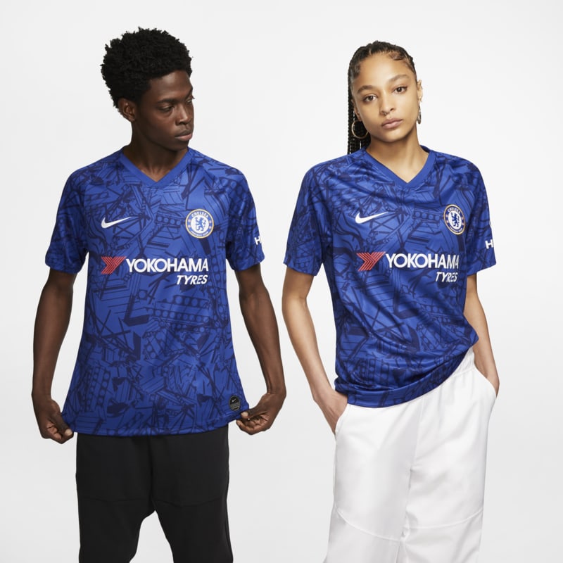 Maillot de football Chelsea FC 2019/20 Stadium Home pour Homme - Bleu