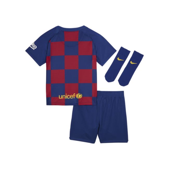 Piłkarski strój domowy dla niemowląt/maluchów FC Barcelona 2019/20 - Niebieski