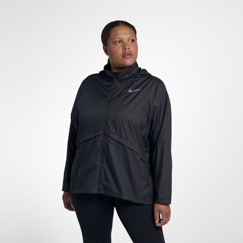Nike Grande Taille - Veste de running sans manches Essential pour Femme - Noir