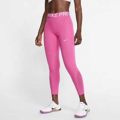 pink nike pro leggings