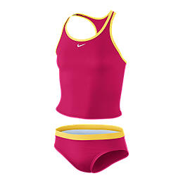 nike 7 core girls solid tankini $ 40 00 4