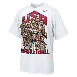 nike roster usa men s basketball t shirt $ 30 00