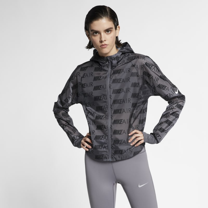 Veste de runninga capuche Nike Air pour Femme - Gris