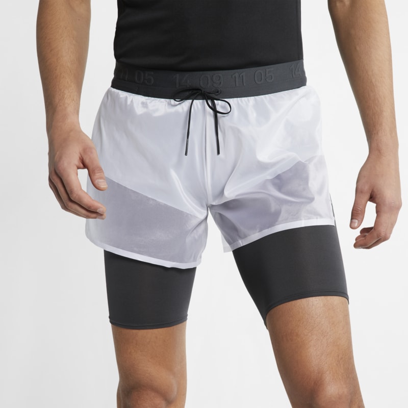 Short de running 2-en-1 Nike Tech Pack pour Homme - Blanc
