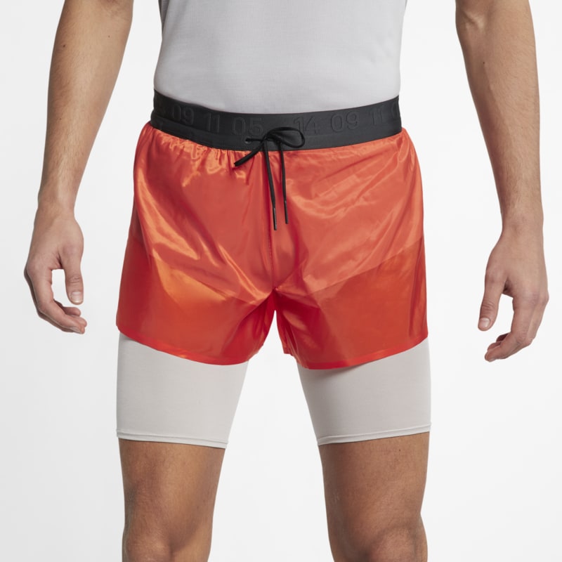 Short de running 2-en-1 Nike Tech Pack pour Homme - Orange