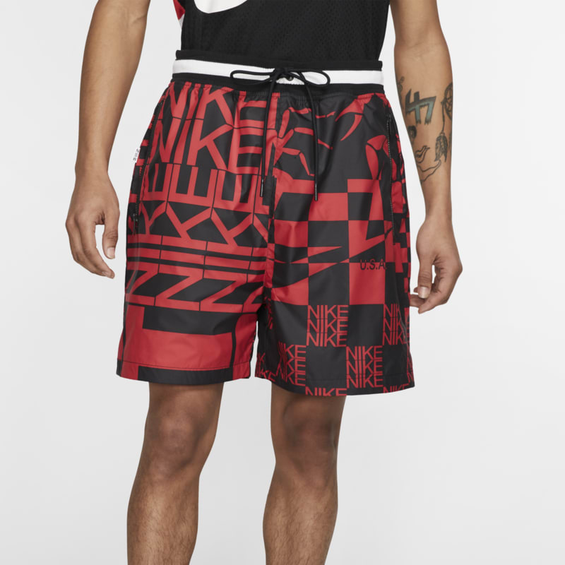 Short imprime Nike Sportswear - Rouge