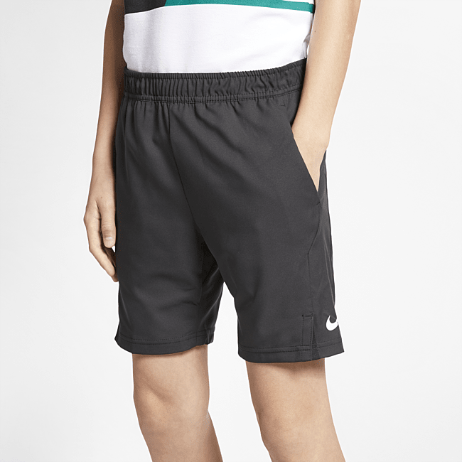 фото Теннисные шорты для мальчиков школьного возраста nikecourt dri-fit - черный