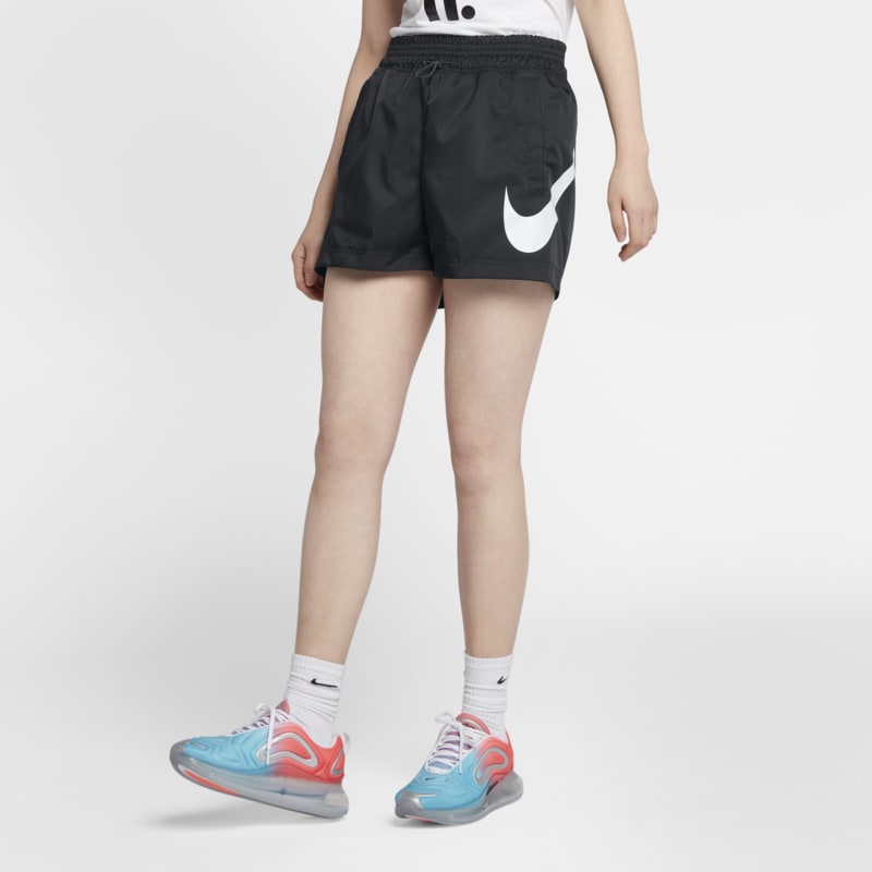 Short tisse Nike Sportswear Swoosh pour Femme - Noir