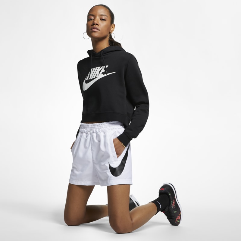 Short tisse Nike Sportswear Swoosh pour Femme - Blanc