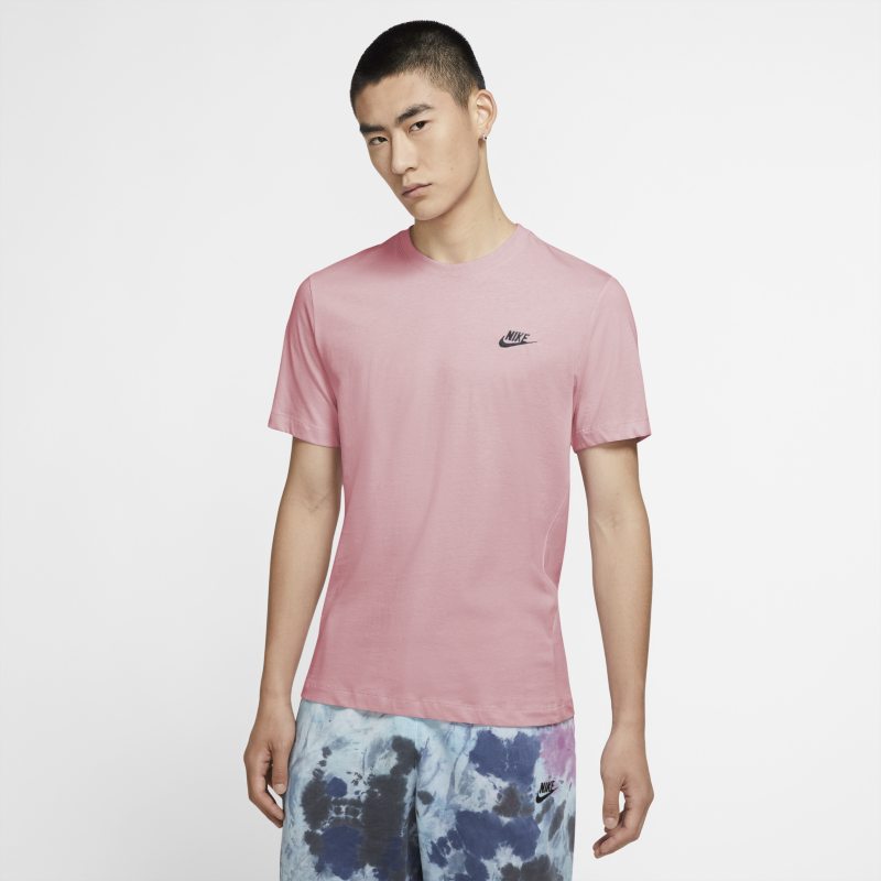 T-shirt męski Nike Sportswear Club - Różowy