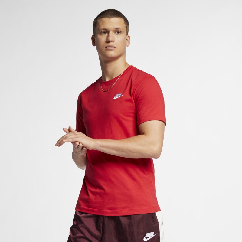 Nike Sportswear Club Camiseta - Hombre - Rojo