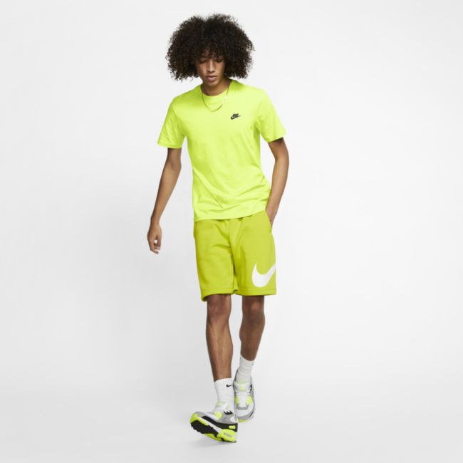 T-shirt męski Nike Sportswear Club - Żółć