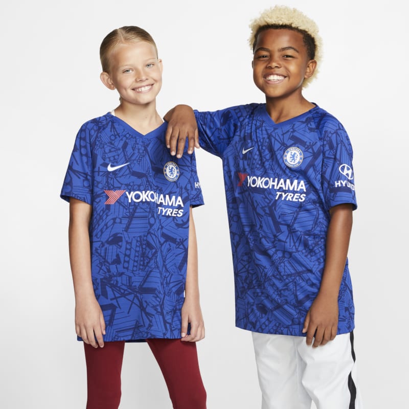 Maillot de football Chelsea FC 2019/20 Vapor Match Home pour Enfant plus age - Bleu