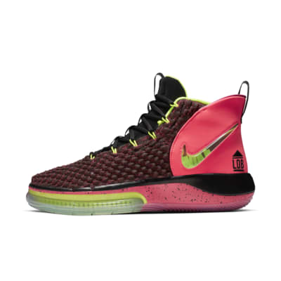 pink and black nike basketball shoes