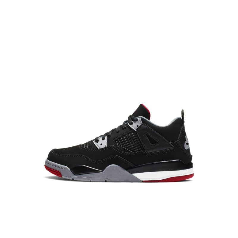 Chaussure Jordan 4 Retro pour Jeune enfant - Noir