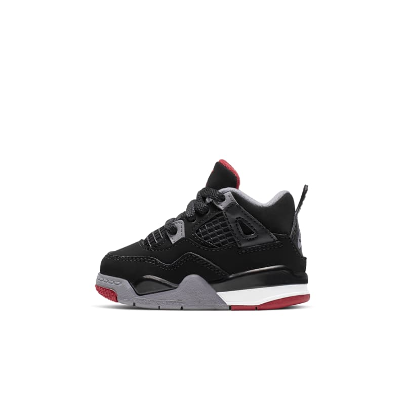 Chaussure Air Jordan 4 Retro pour Bebe/Petit enfant - Noir