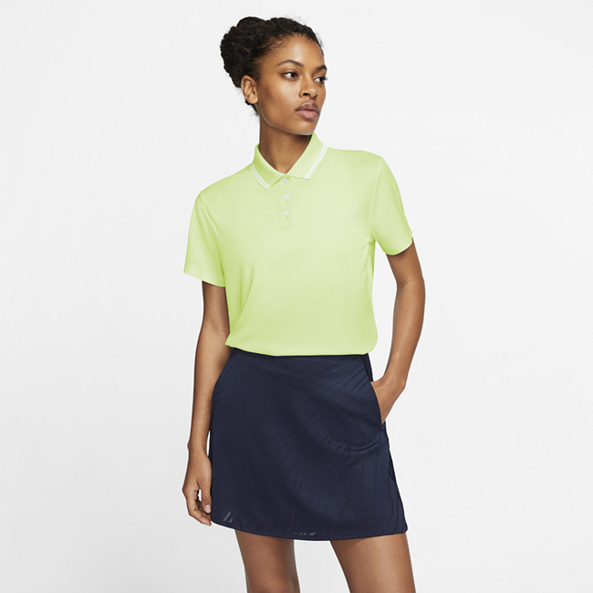 фото Женская рубашка-поло для гольфа nike dri-fit victory - зеленый