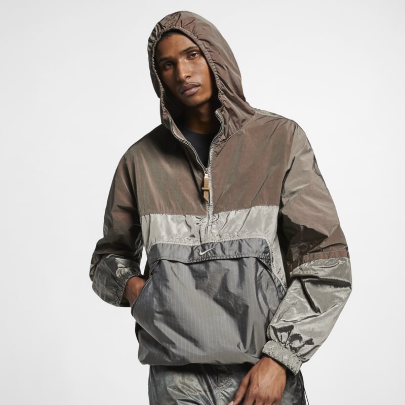 Veste anorak NikeLab Made in Italy Collection pour Homme - Marron