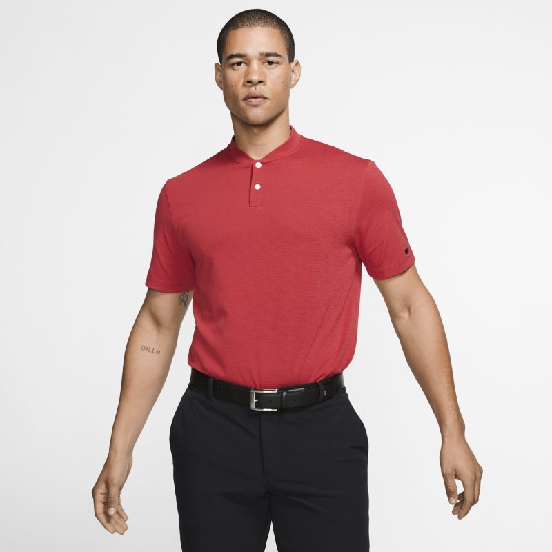 Polo de golf Nike AeroReact Tiger Woods Vapor pour Homme - Rouge