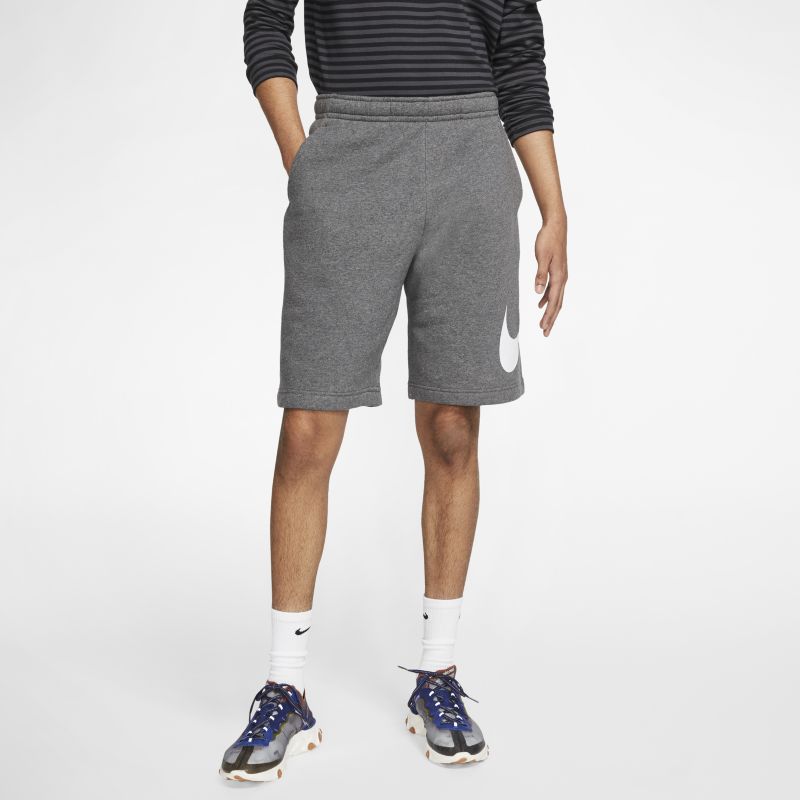 Nike Sportswear Club Graphic Shorts, NEGRO, hi-res