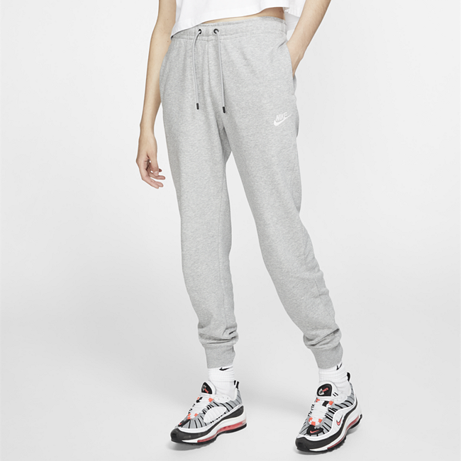 фото Женские флисовые брюки nike sportswear essential - серый