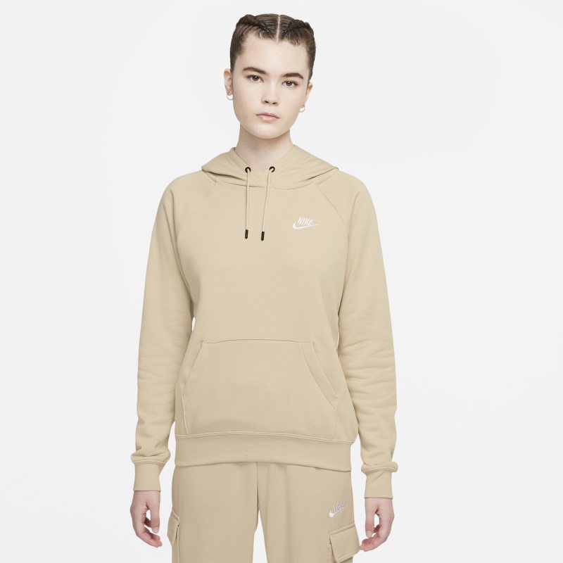 Nike Sportswear Essential Sudadera con capucha de tejido Fleece - Mujer - Marrón