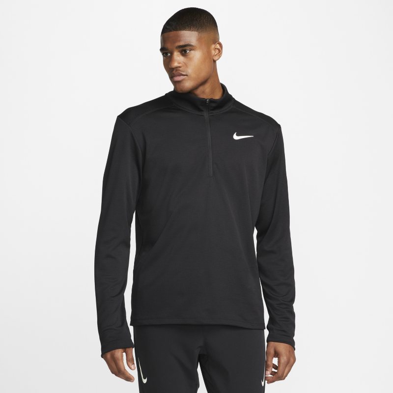 Nike Pacer Camiseta de running con media cremallera - Hombre - Negro