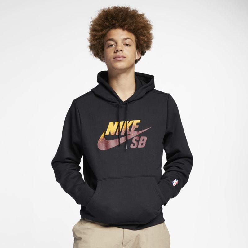 Sweata capuche de skateboard Nike SB Icon pour Homme - Noir