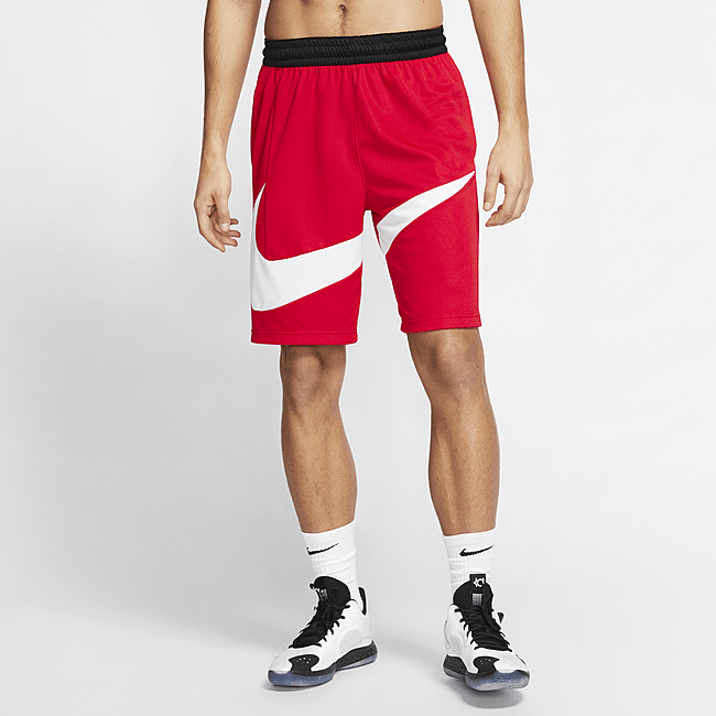 фото Баскетбольные шорты nike dri-fit - красный