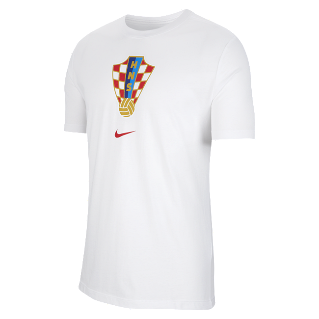 фото Мужская игровая футболка croatia - белый