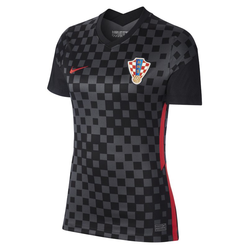  Segunda equipaciión Stadium Croacia 2020 Camiseta de fútbol - Mujer - Negro