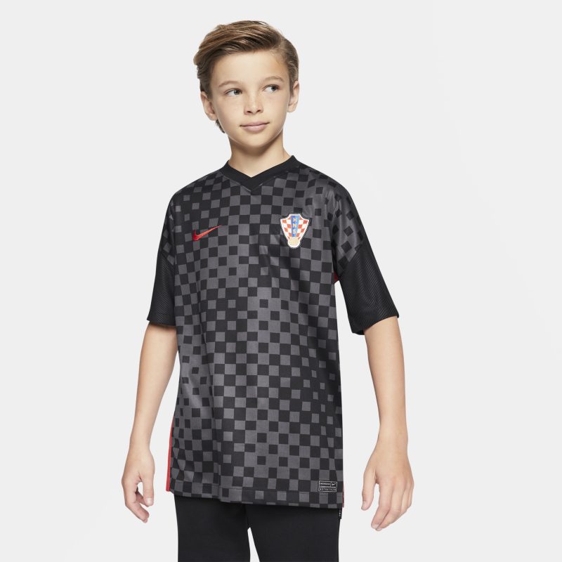 Croatia 2020 Stadium Away Camiseta de fútbol - Niño/a - Negro