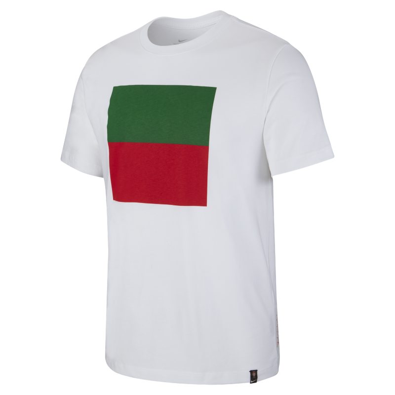 Męski T-shirt piłkarski Portugalia - Biel