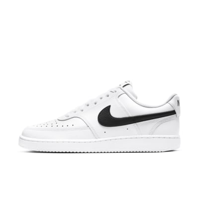nike court vision low white and black
