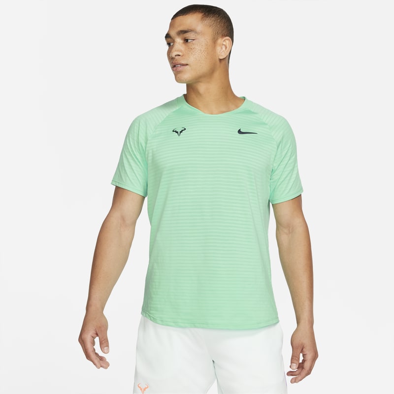 NikeCourt AeroReact Rafa Slam Camiseta de tenis de manga corta - Hombre - Verde